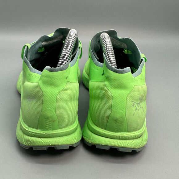 Arc'teryx Norvan SL Women's 8 Neon Green Athletic Shoes Lace Low Running Sneaker - Picture 4 of 9